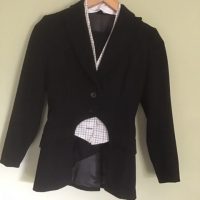 Vintage Child’s Habit with Attached Checked Waistcoat