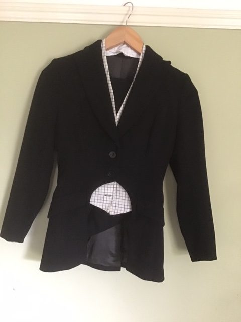 Vintage Child’s Habit with Attached Checked Waistcoat