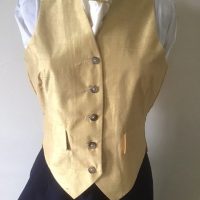 Gold Silk Waistcoat
