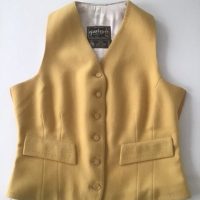 Yellow Wool Foxley Waistcoat