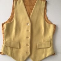 Langstons Yellow Wool Waistcoat