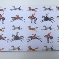 Tally Ho! Collage Hunt Scene Table Mats