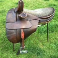 Quilted Side Saddle, About 19” long(TP)