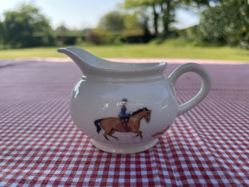 Side Saddles Ceramic Tiny Jug