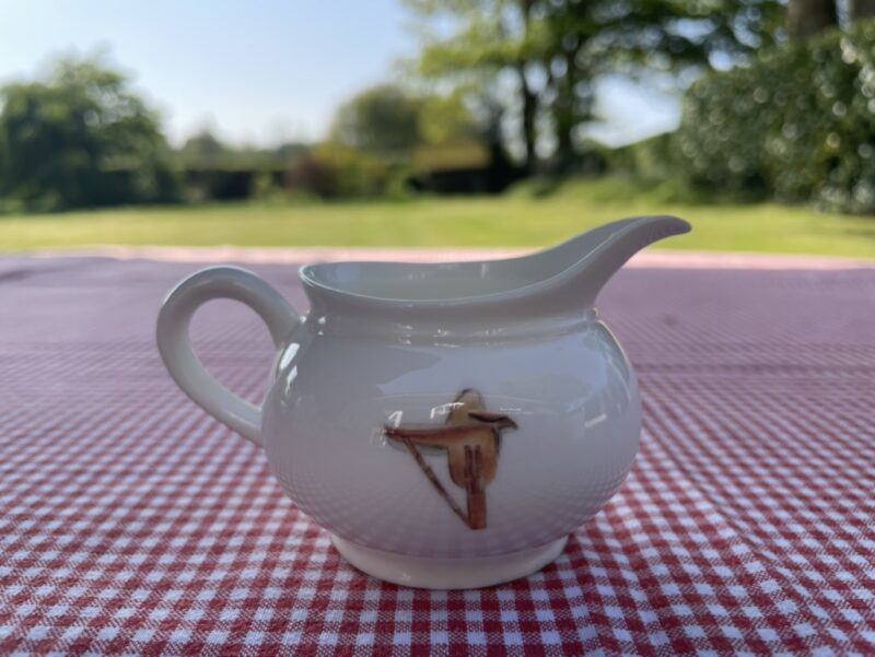 Side Saddles Ceramic Tiny Jug