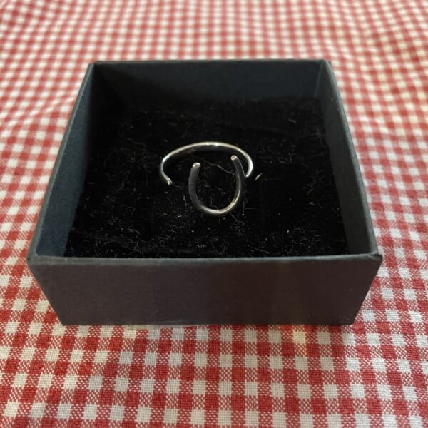 Hi Ho Silver Horse shoe adjustable silver ring