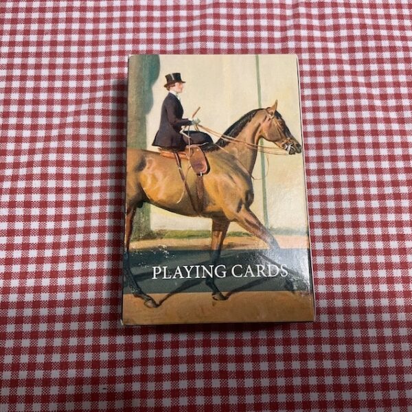 Lady Munnings playing cards