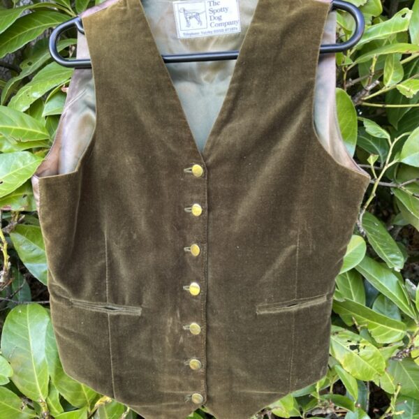 28" Green Velvet Waistcoat (SS)