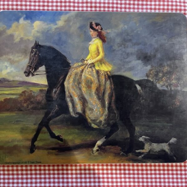 Yellow costume placemat