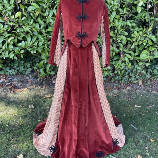 Red and Gold Riding Costume Size 12/14
