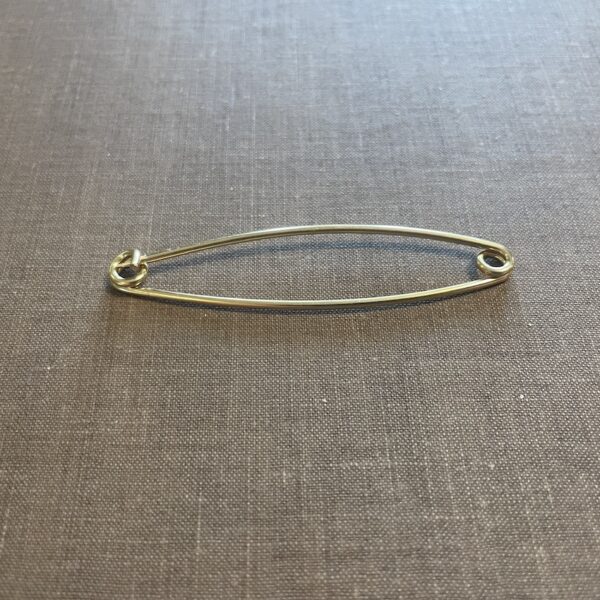 Gold plain stock pin