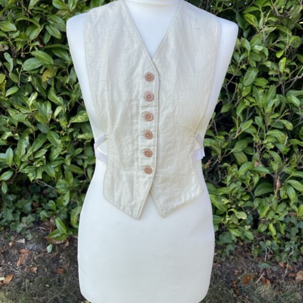 False Ivory Silk Waistcoat (SUS)