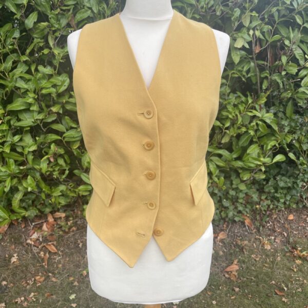38" Yellow Wool Mears Waistcoat (SS)