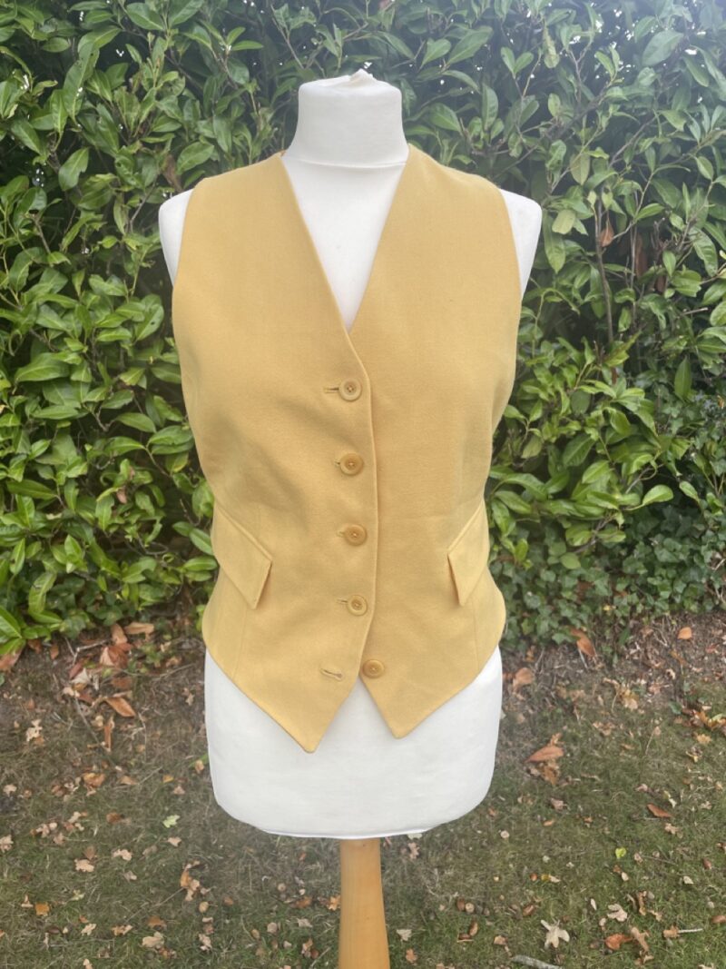 38" Yellow Wool Mears Waistcoat (SS)