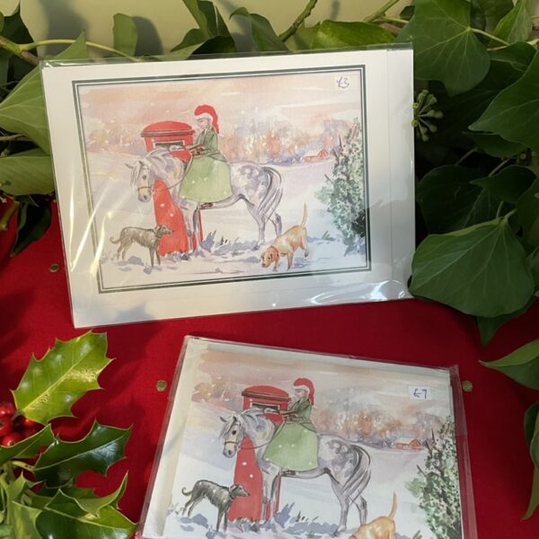 Side Saddle Christmas Cards
