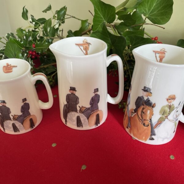 Jug with Side Saddle designs - Sally Lugg