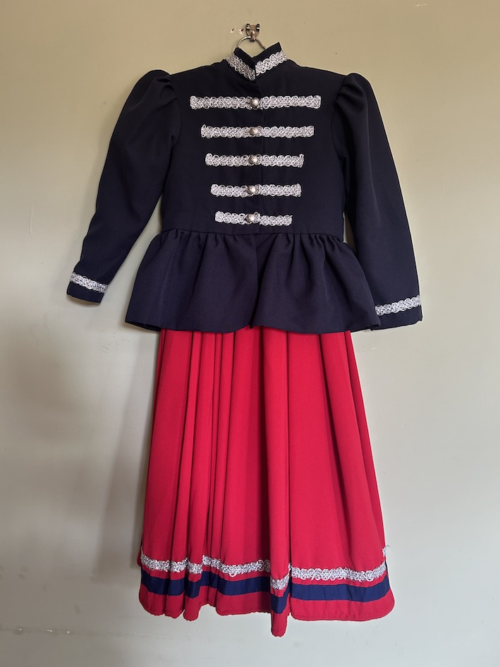 Children and adult lead rein military Costumes