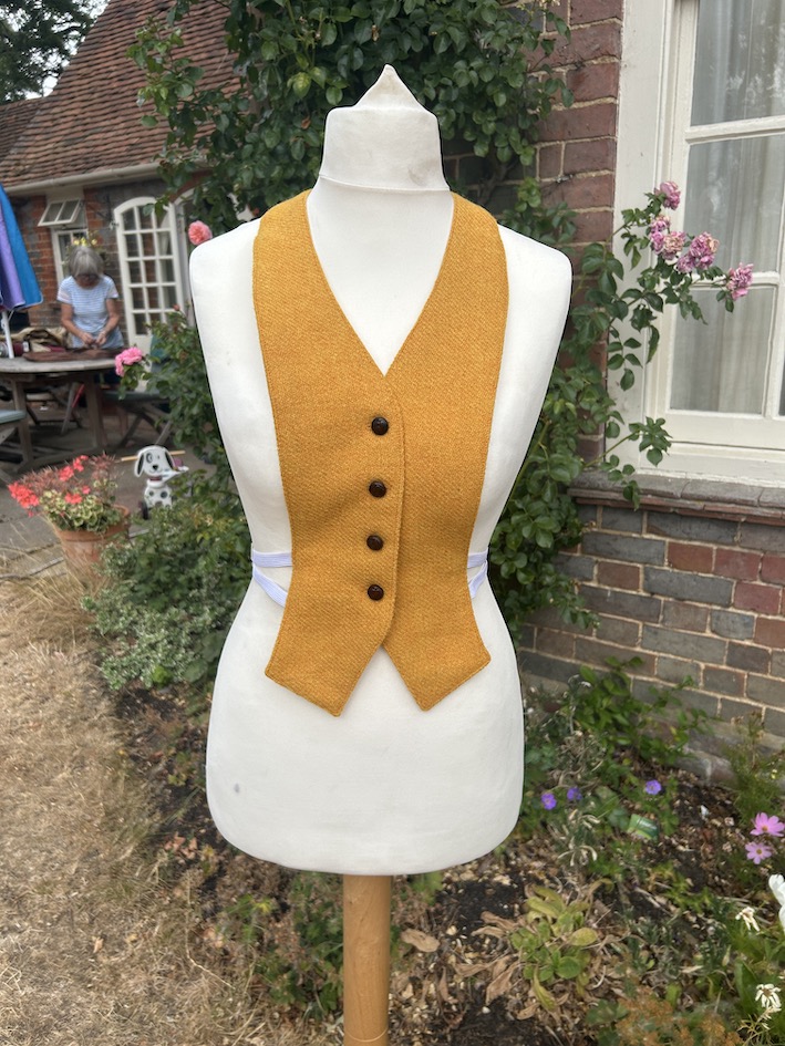 False Yellow Wool Waistcoat (AB)